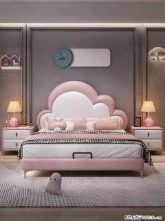 佛山大厂货，高质量仿真皮，实木床边，高密度海绵，带实木床板，全新包装，特价处理 - 双鸭山28生活网 sys.28life.com