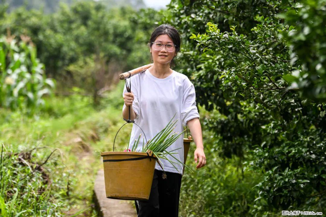 全网追的“扁担女孩”,找了一份暑假工,时薪12元 - 双鸭山生活资讯 - 双鸭山28生活网 sys.28life.com